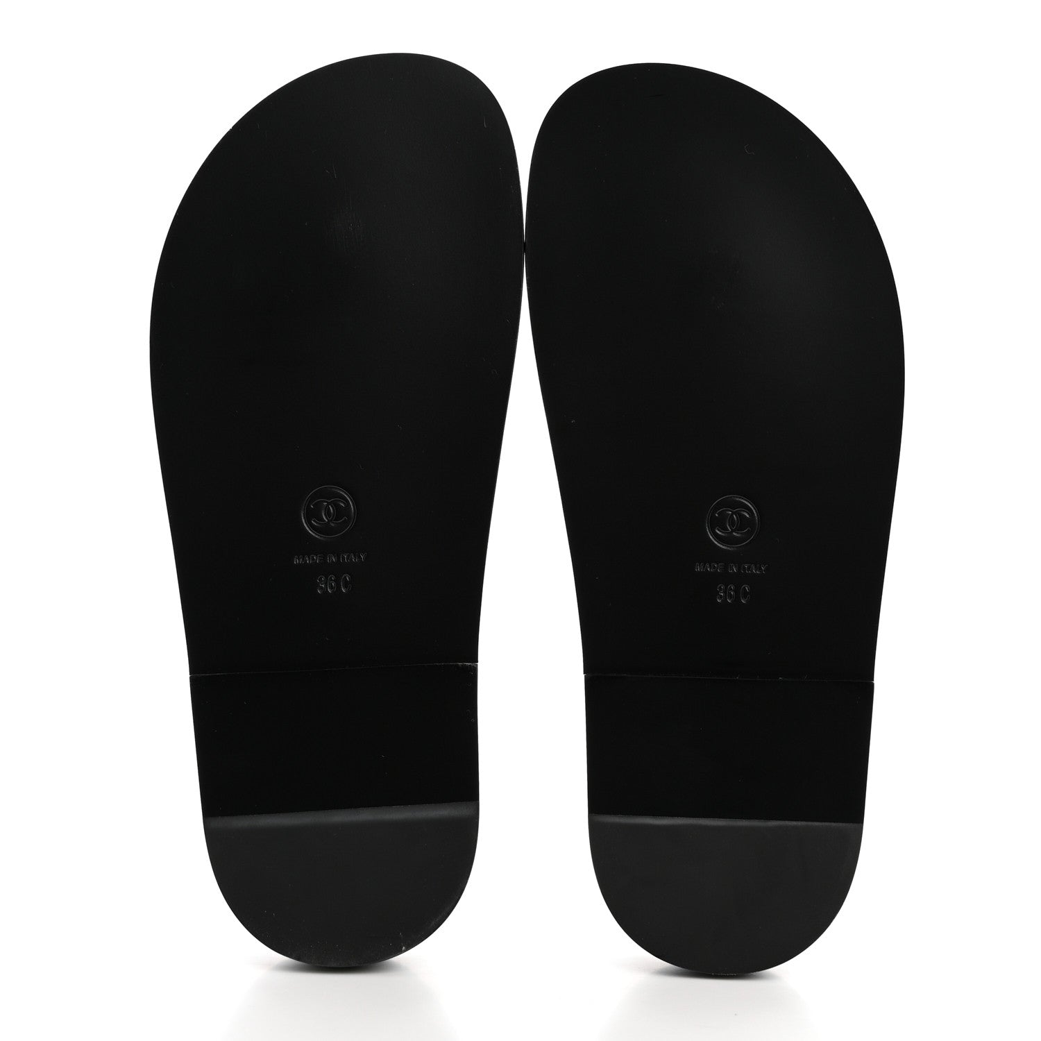 Chanel Crumpled Shiny Lambskin Velcro Dad Sandals 36 Black 5 of 8