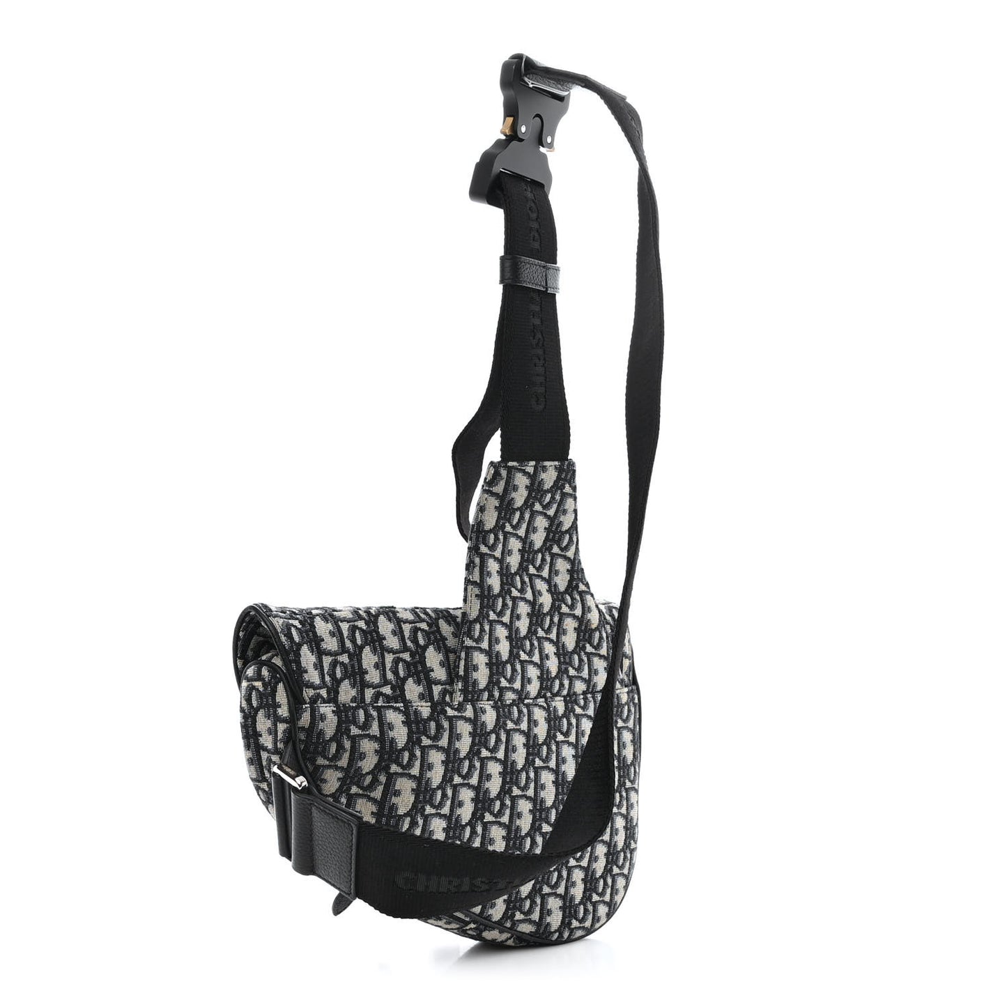 Oblique Mens Saddle Bag Blue