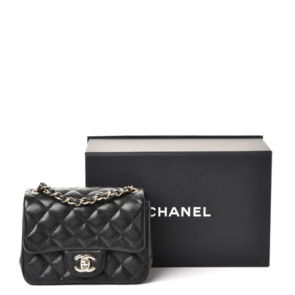 Chanel Caviar Quilted Mini Square Flap Black 8 of 8
