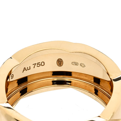 Chanel 18K Yellow Gold Large Coco Crush Ring 57 8 6 of 6