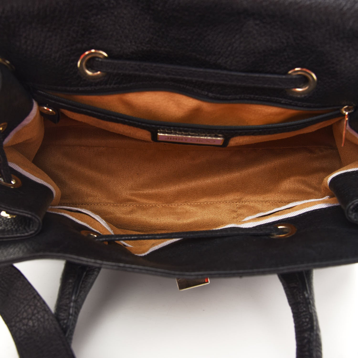 Jimmy Choo Grainy Calfskin Large Rosalie Satchel Black 5 of 11