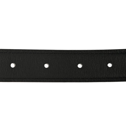 Hermes Swift Epsom 24mm Belt Strap 80 Black Etoupe 3 of 5