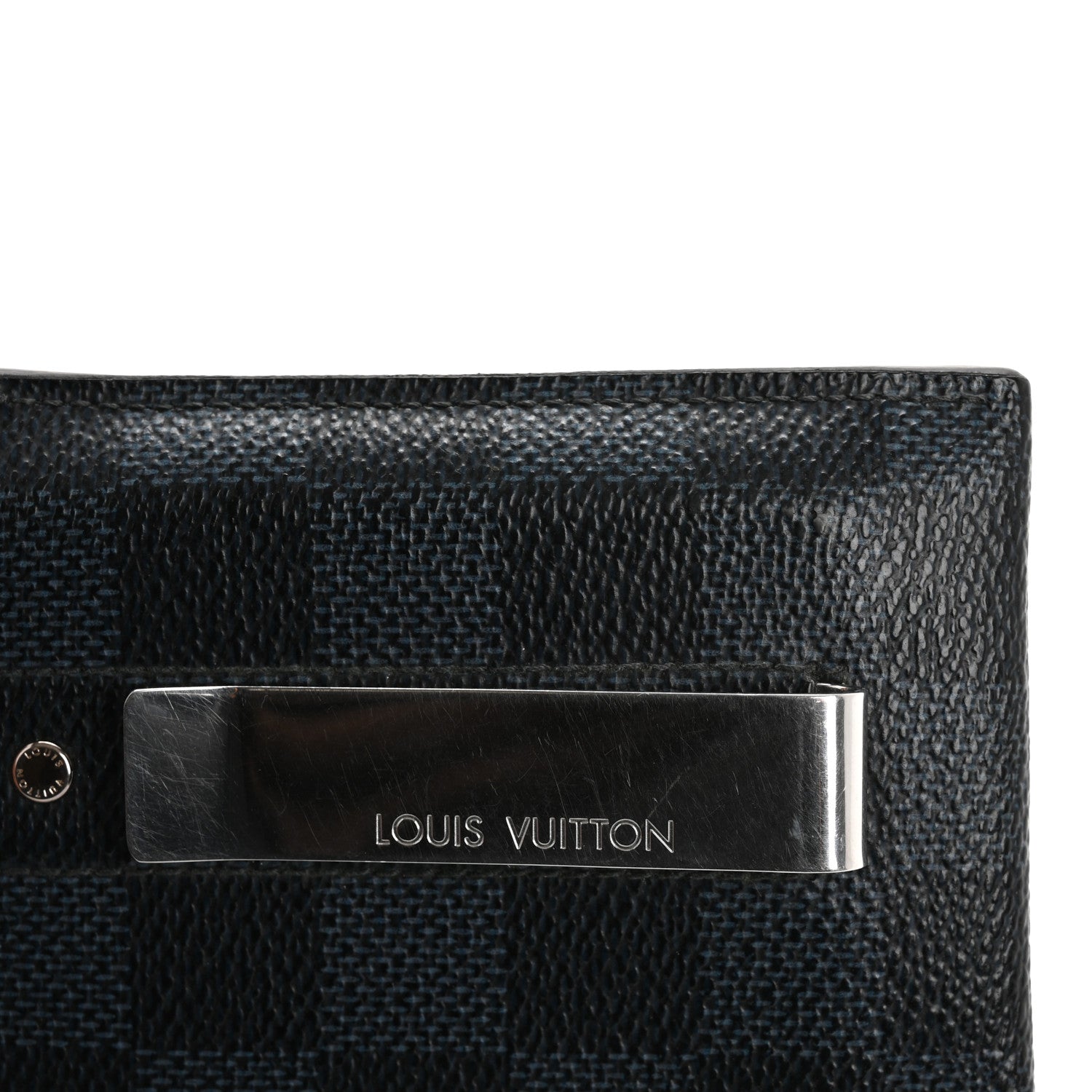 Louis Vuitton Damier Graphite Pince Card Holder Bill Clip 11 of 12