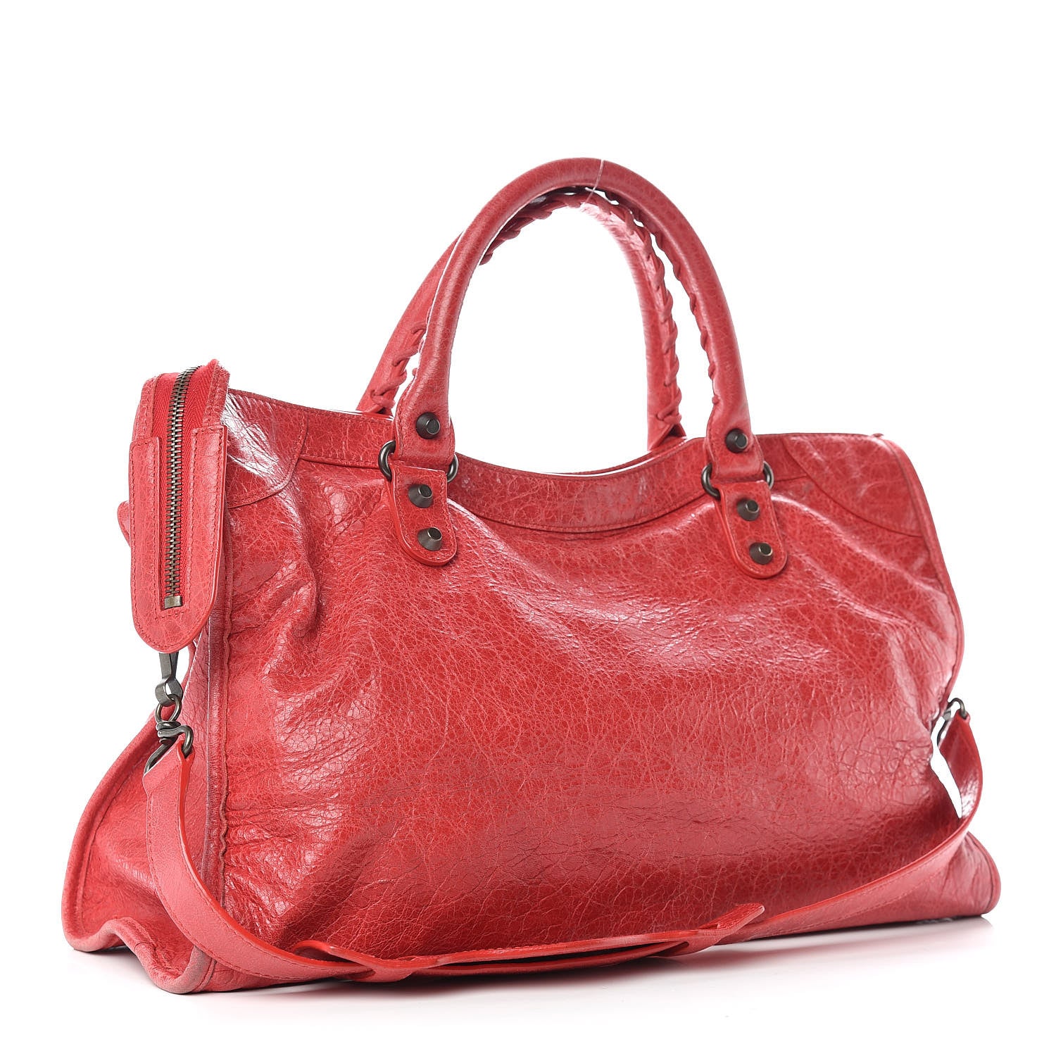 Balenciaga Agneau Classic Hardware City Rouge Cardinal 4 of 15