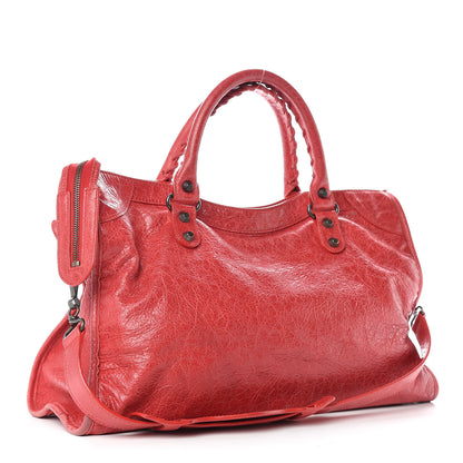Balenciaga Agneau Classic Hardware City Rouge Cardinal 4 of 15