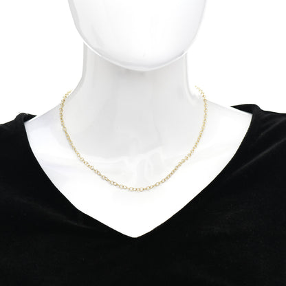Temple St. Clair 18K Yellow Gold Extra Small Chain Necklace 18" 2 of 4