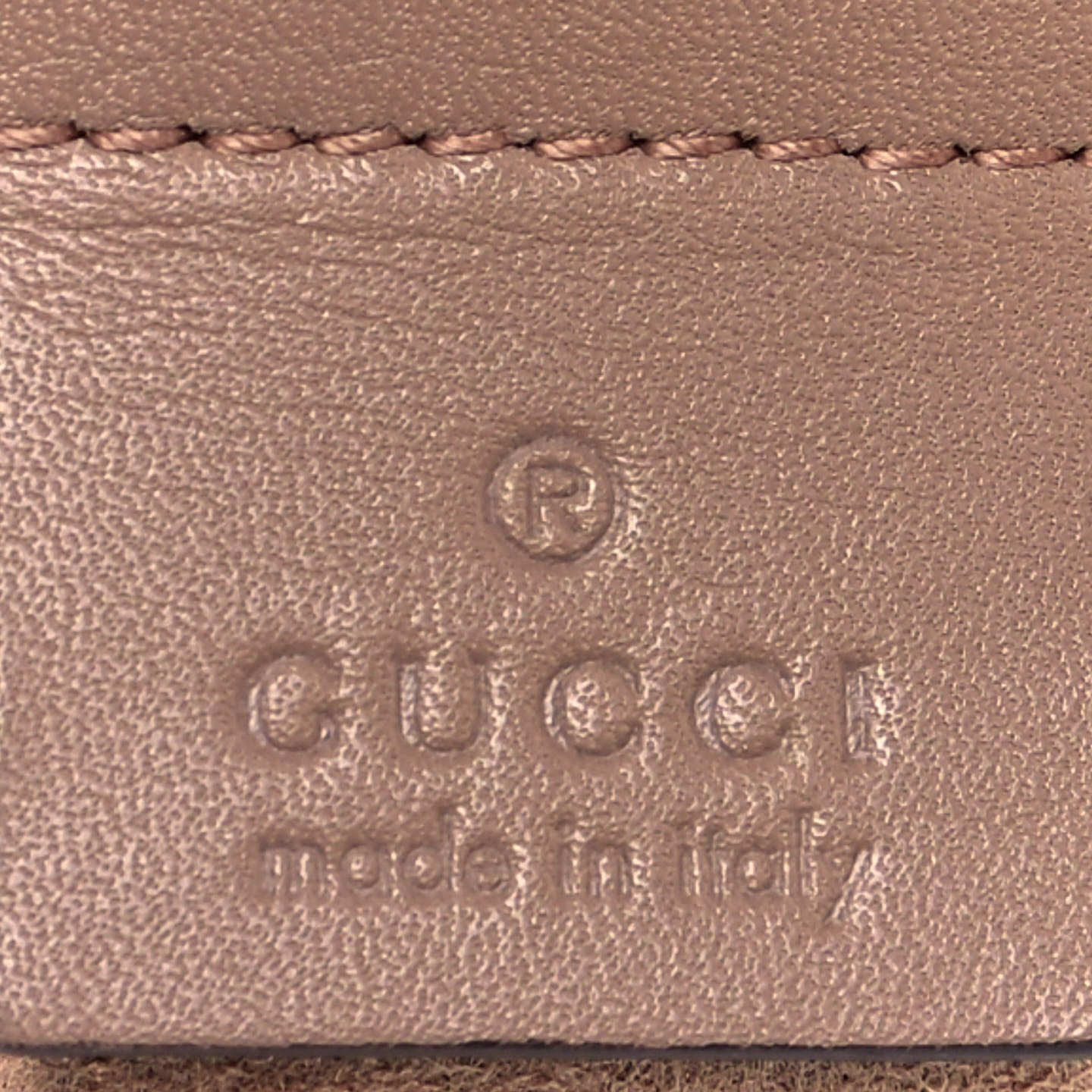 Gucci Calfskin Matelasse Studded Mini Pearly GG Marmont Shoulder Bag Porcelain Rose 6 of 12