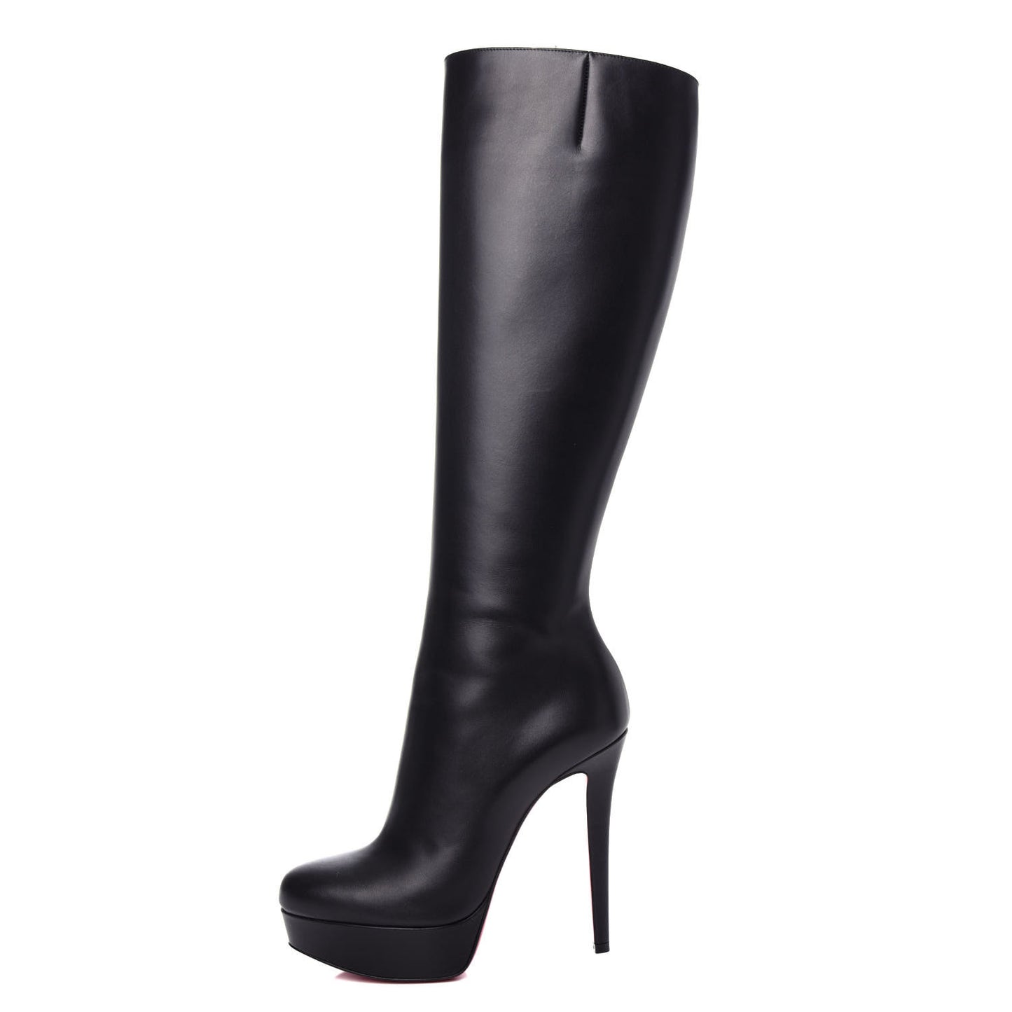 Calfskin Bianca Botta 140 Knee Boots 36 Black