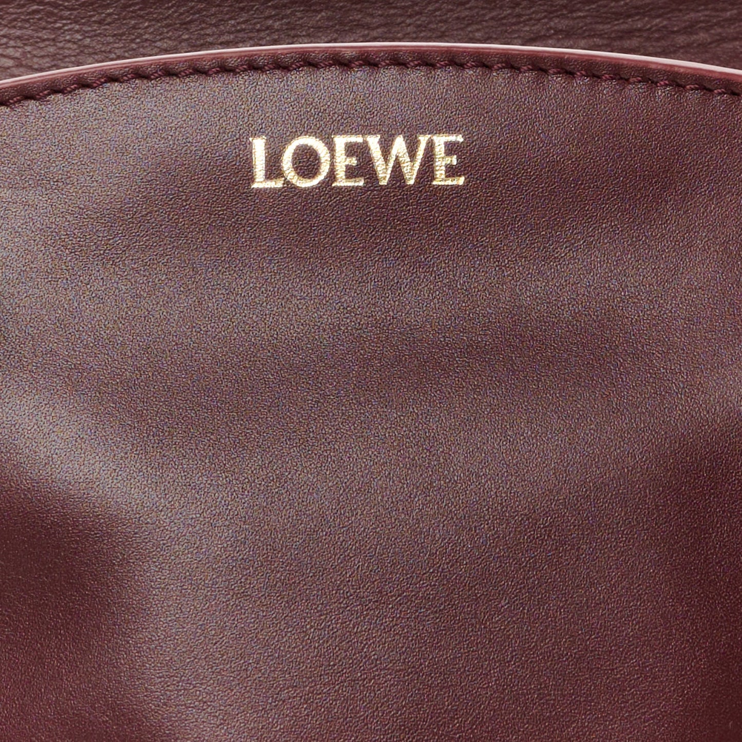 Shiny Nappa Calfskin Small Paseo Bag Burgundy