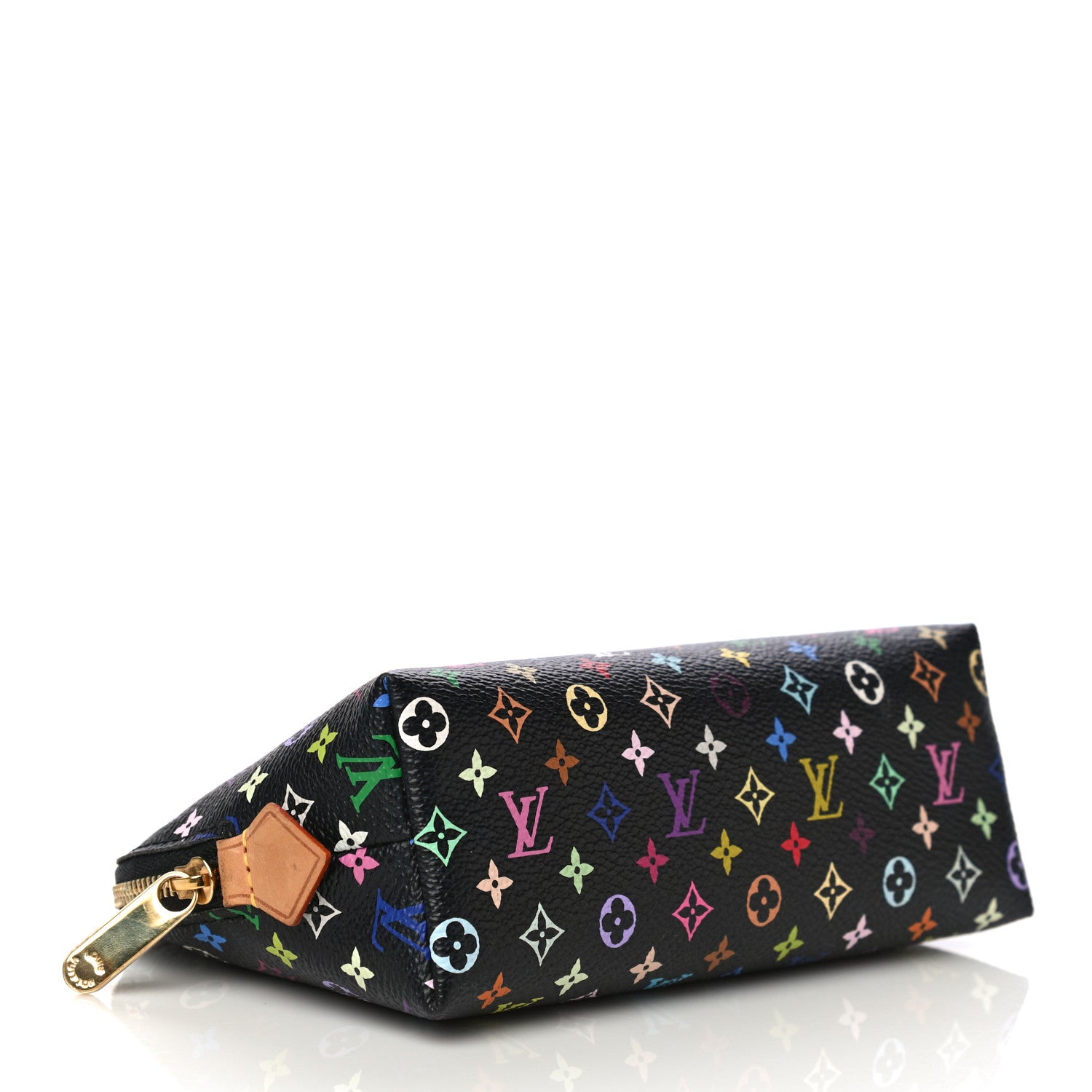 Louis Vuitton Monogram Multicolor Cosmetic Pouch Black Grenade 4 of 9