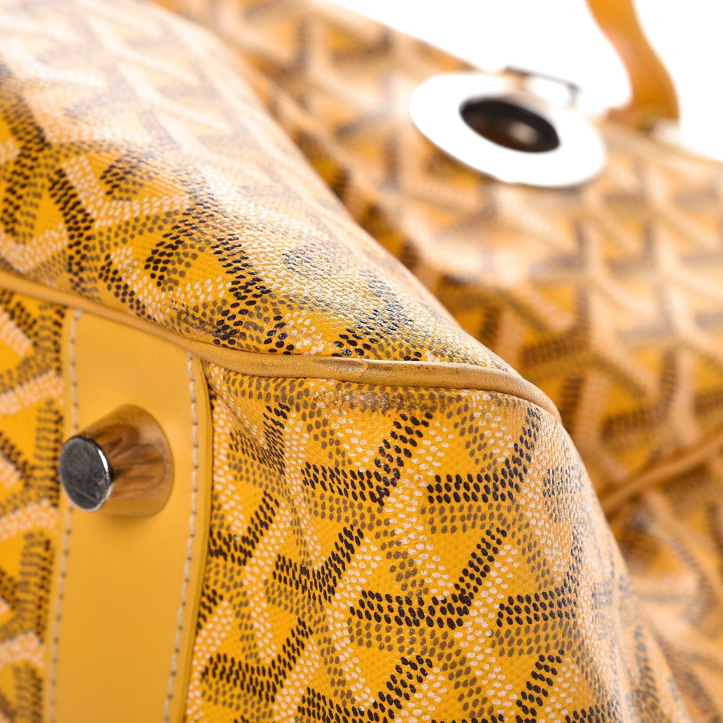 Goyardine Sac Hulot Pet Carrier PM Yellow
