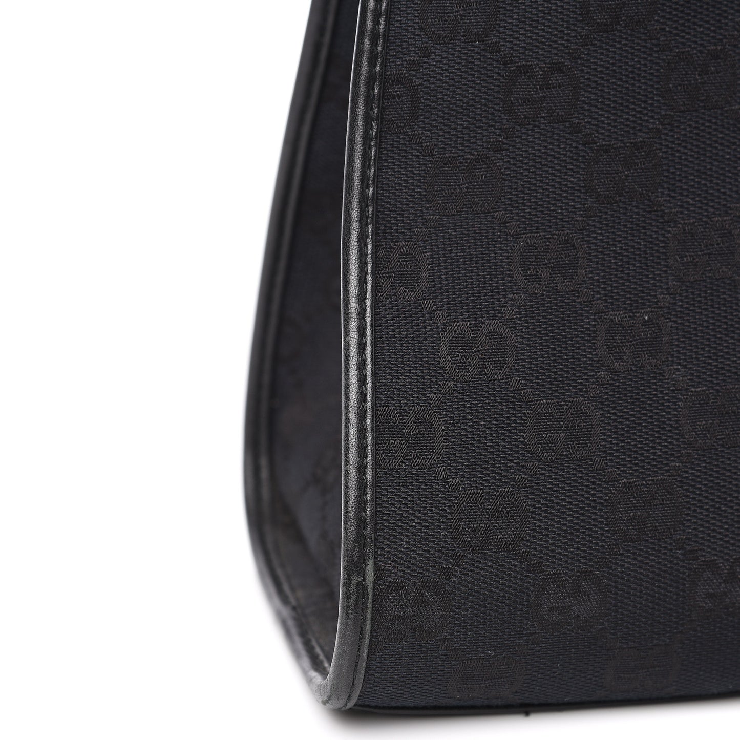 Monogram Bardot Shoulder Bag Black