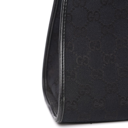 Gucci Monogram Bardot Shoulder Bag Black 11 of 14