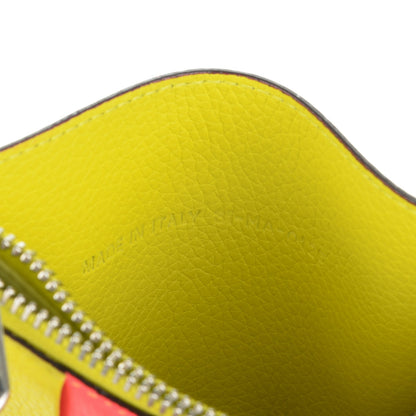 Christian Dior Bullcalf Tri-Color Diorissimo Card Holder Vert Acide 7 of 7