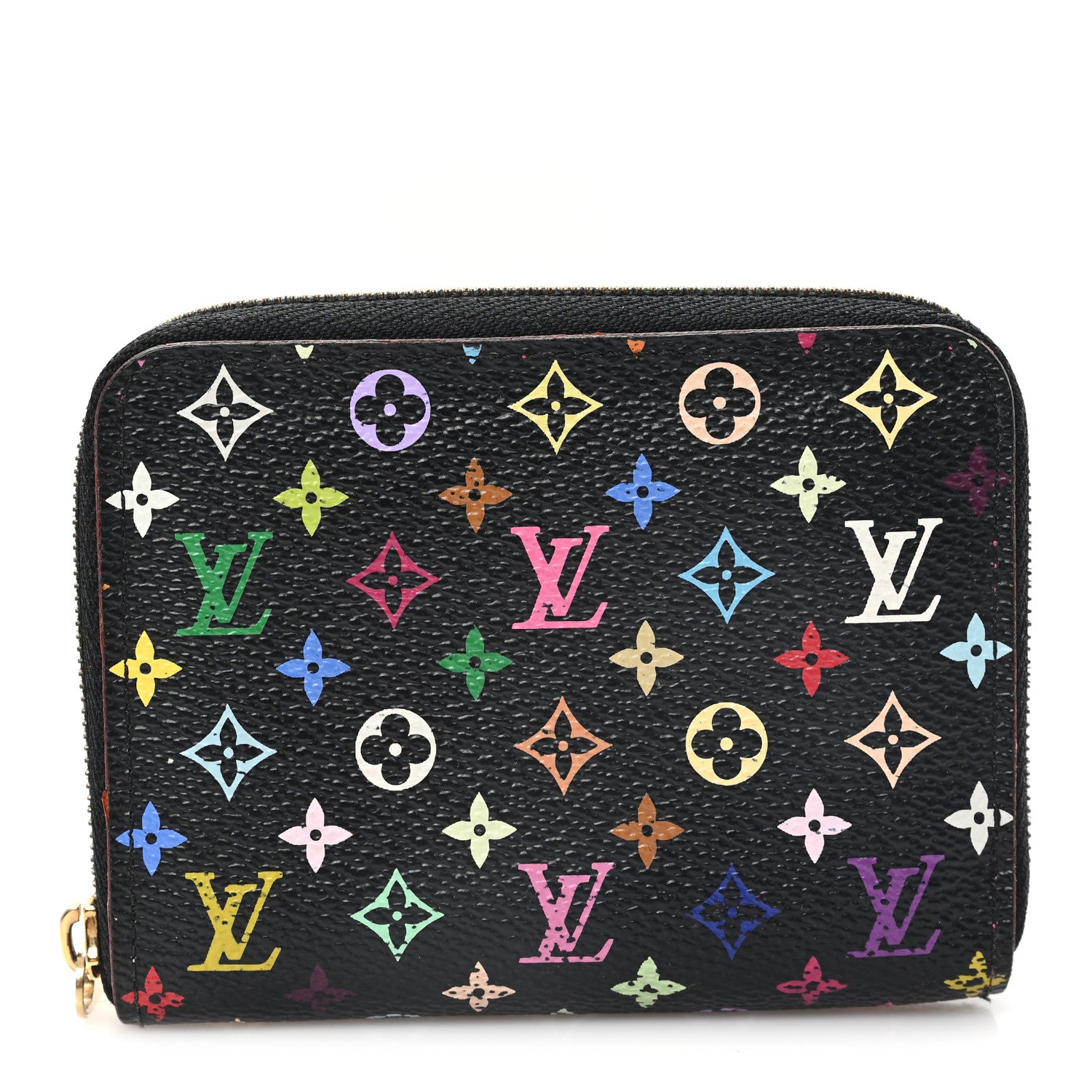 Louis Vuitton Monogram Multicolor Zippy Coin Purse Black Grenade 1 of 7