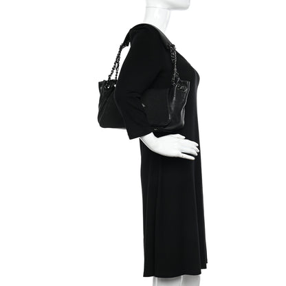 Chanel Calfskin Diamond Stitch Accordion Flap Black 2 of 10