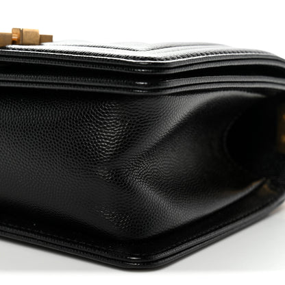 Chanel Caviar Quilted Small Boy Flap Black 10 of 11