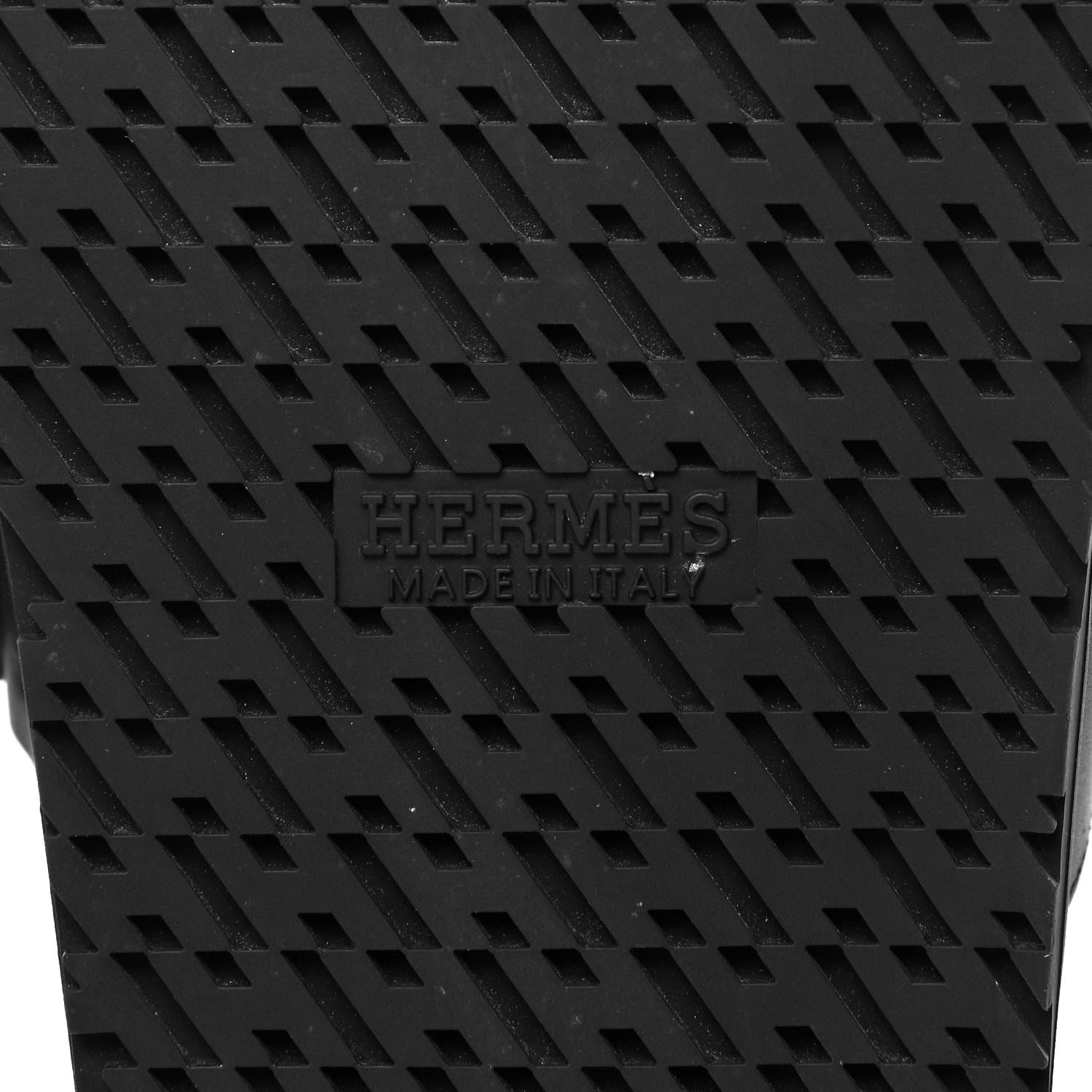 Hermes Calfskin Mens Chypre Sandals 42 Black 6 of 7