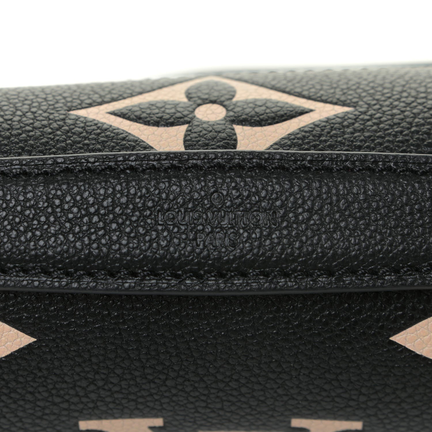 Louis Vuitton Empreinte Monogram Giant Pochette Metis Black Beige 10 of 12