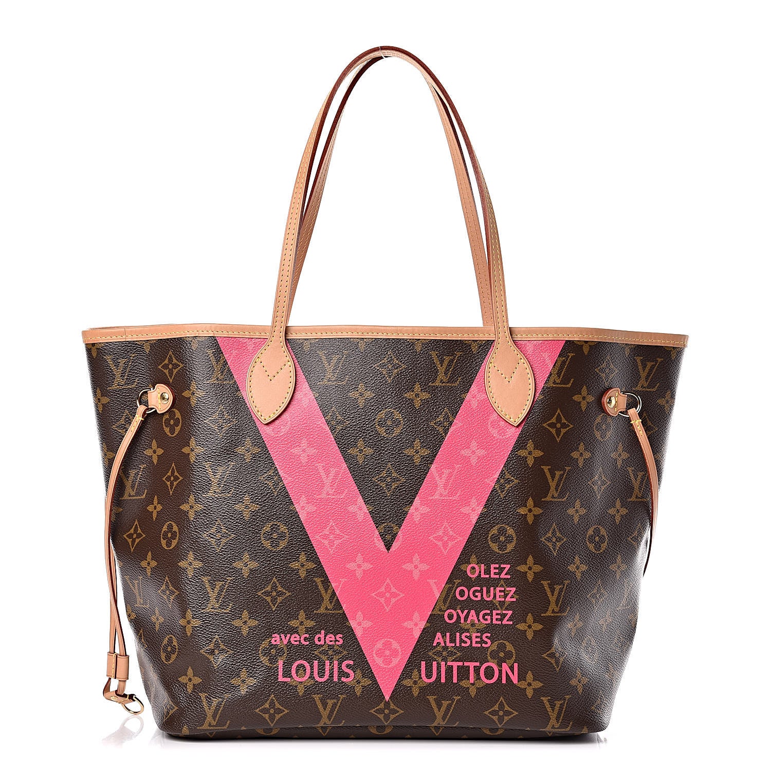 Louis Vuitton Monogram V Neverfull MM Grenade 1 of 12