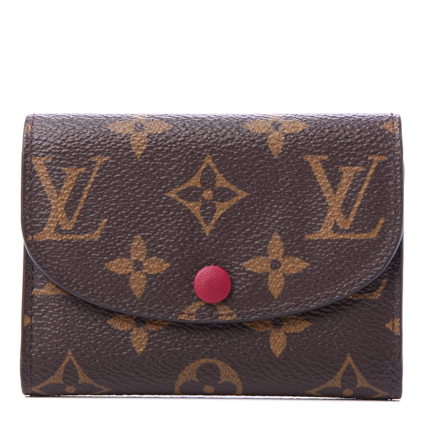 Monogram Rosalie Coin Purse Fuchsia