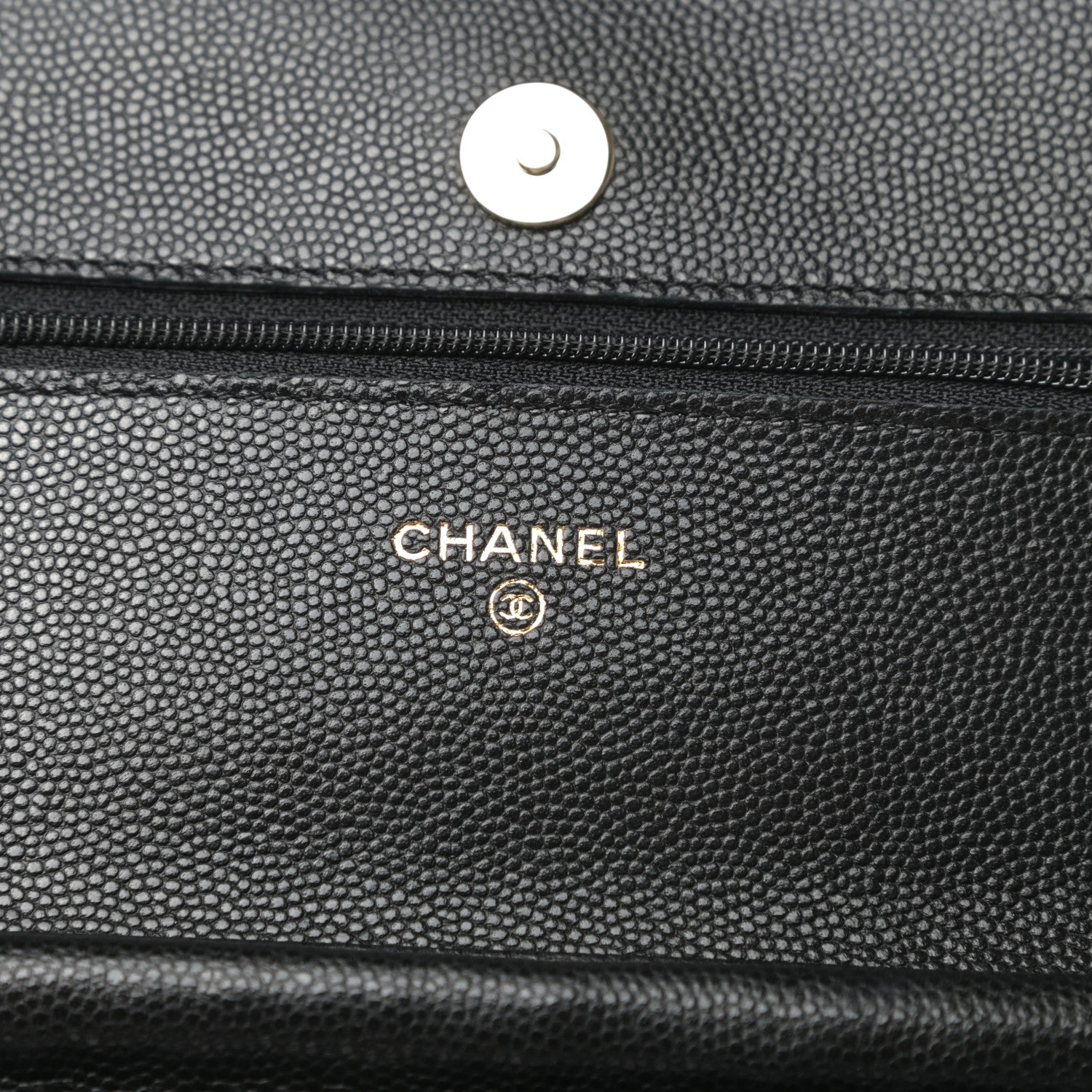 Chanel Caviar Quilted Coco Candy Wallet On Chain WOC Black 6 of 11