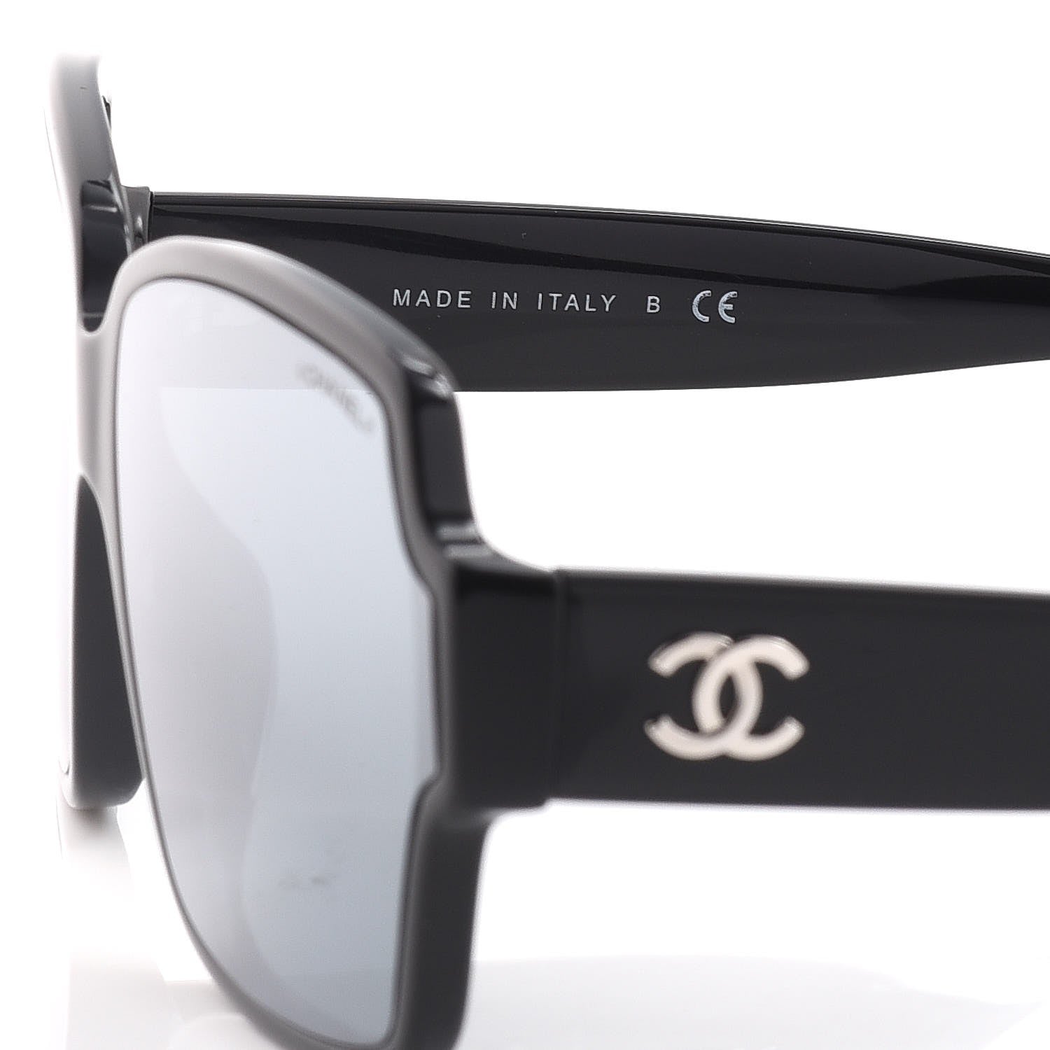 Chanel Acetate Square CC Sunglasses 5385 Black 6 of 9