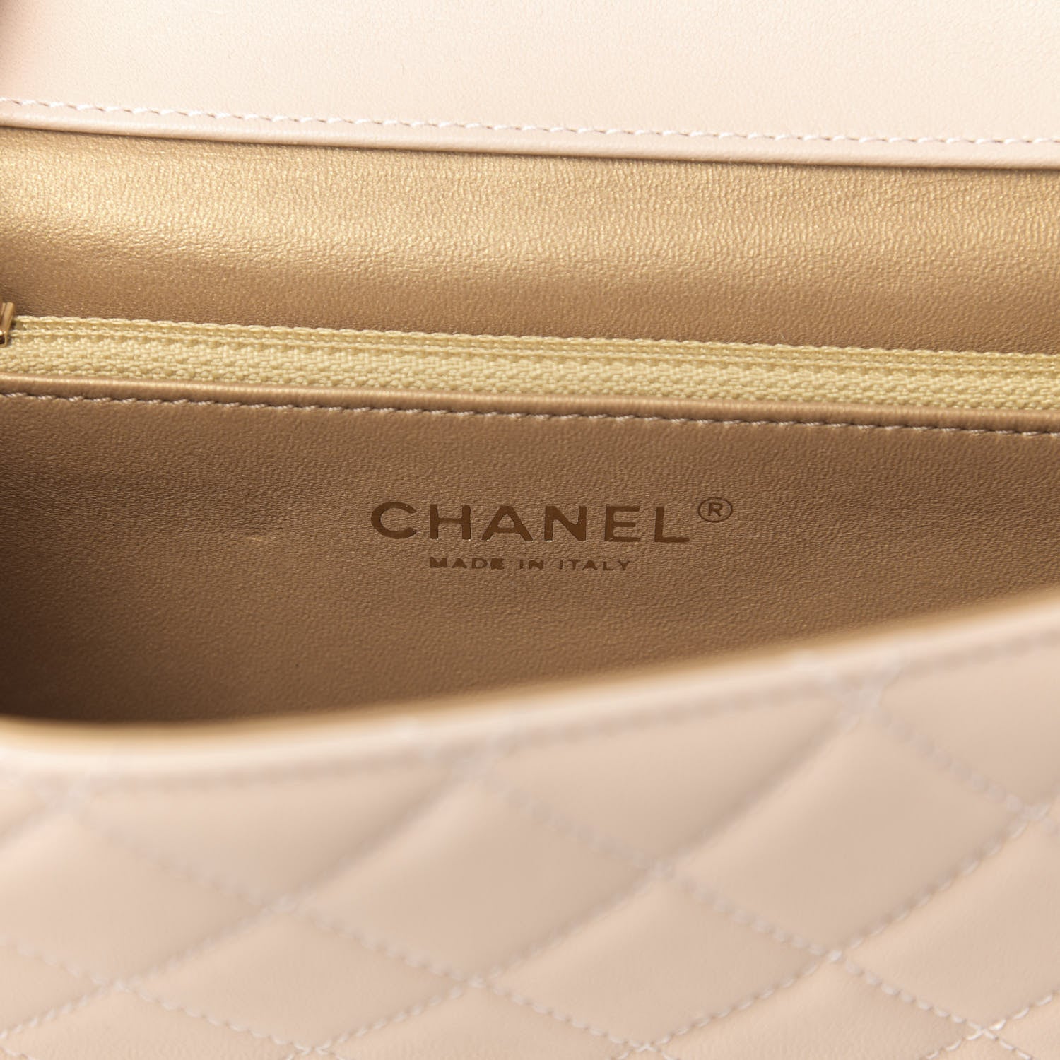 Chanel Lambskin Quilted Small Chic Pearls Flap Beige 6 of 11