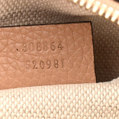 Gucci Pebbled Calfskin Small Soho Disco Bag Camelia 7 of 10
