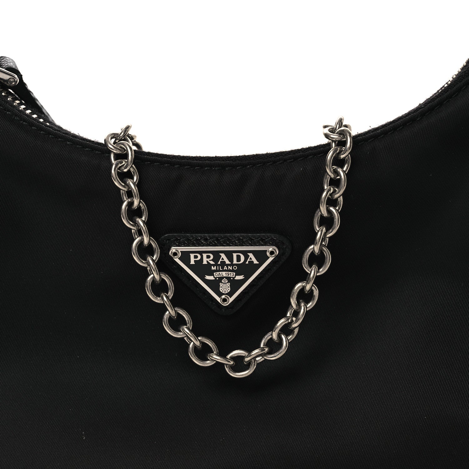 Prada Nylon Re-Edition 2005 Shoulder Bag Black 9 of 15