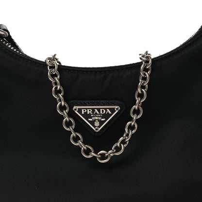 Prada Nylon Re-Edition 2005 Shoulder Bag Black 9 of 15
