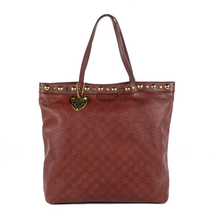 Gucci Guccissima Medium Babouska Tote Red 1 of 7