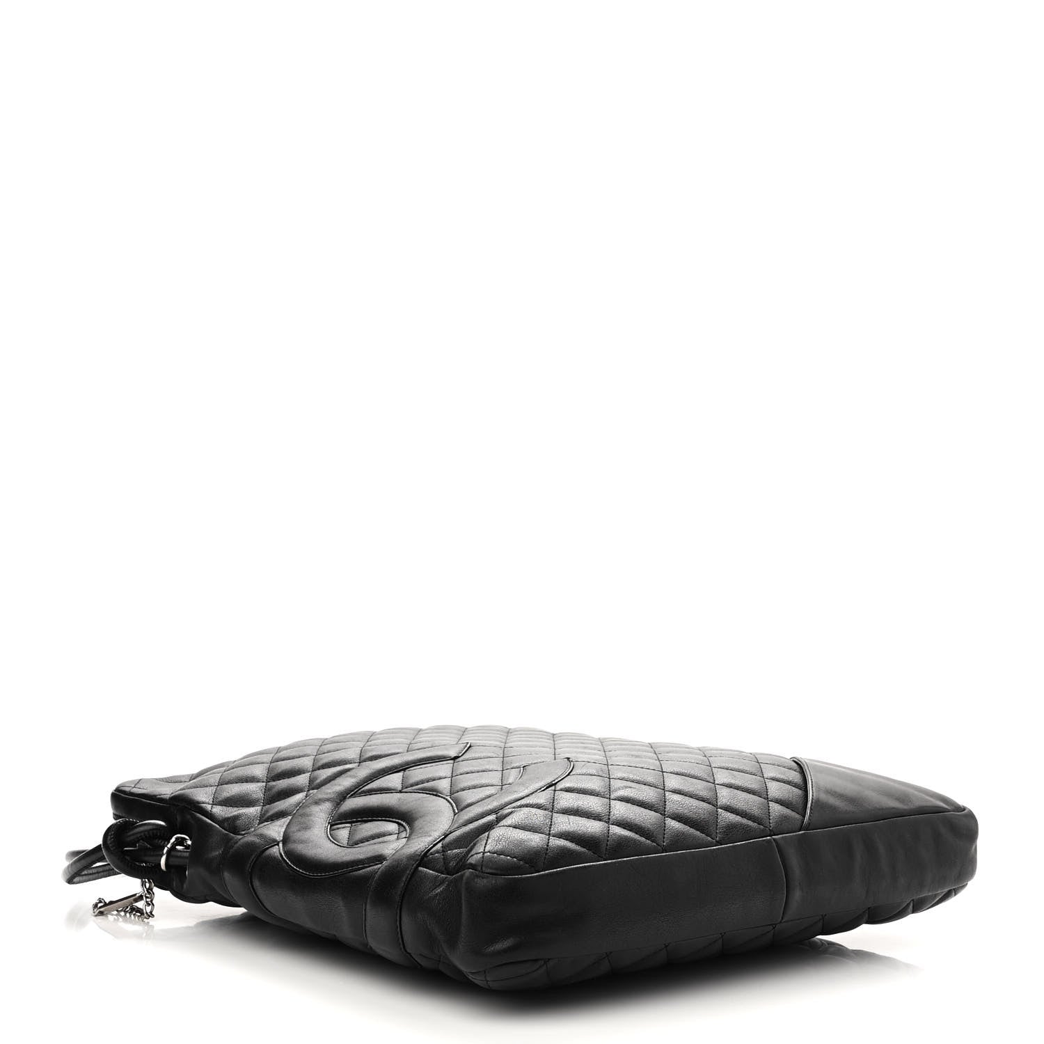 Chanel Calfskin Quilted Large Cambon Messenger Black 3 of 12