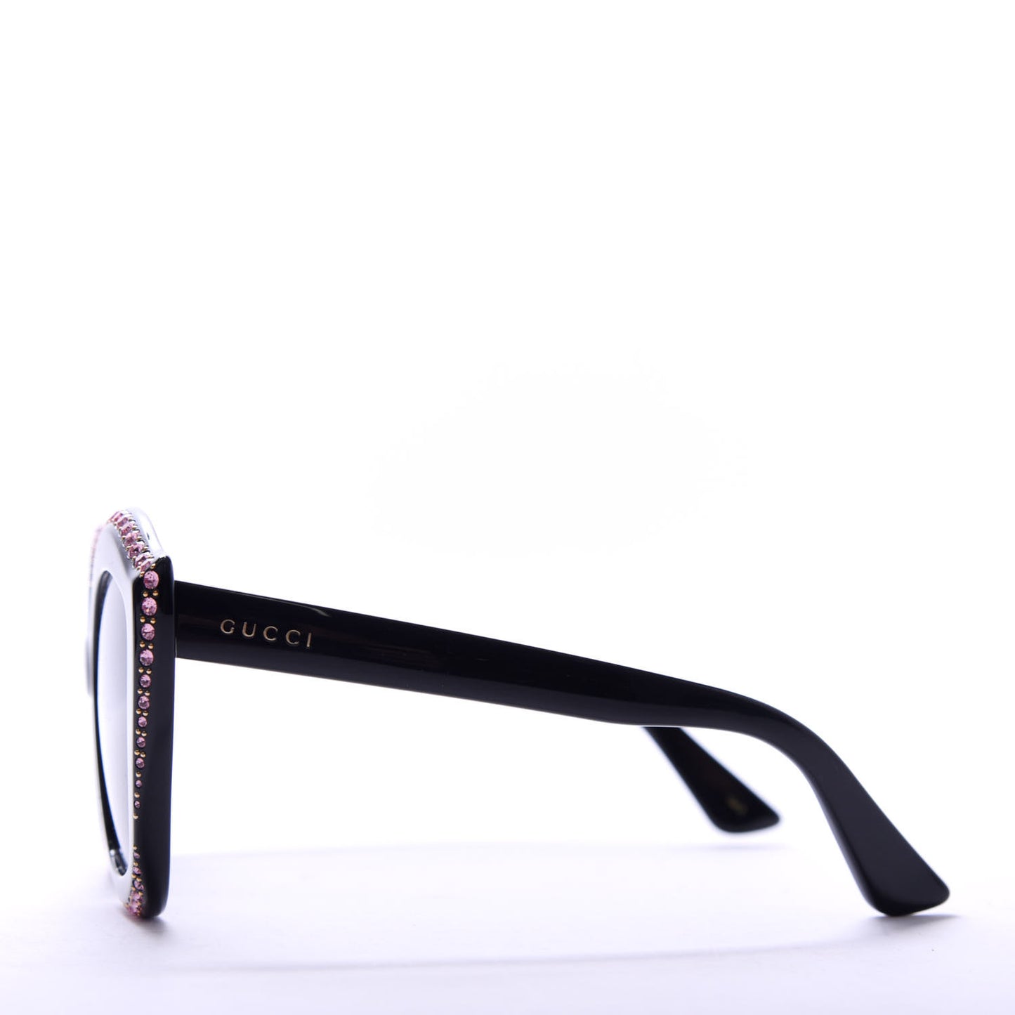 Crystal Cat Eye GG0118S Sunglasses Black