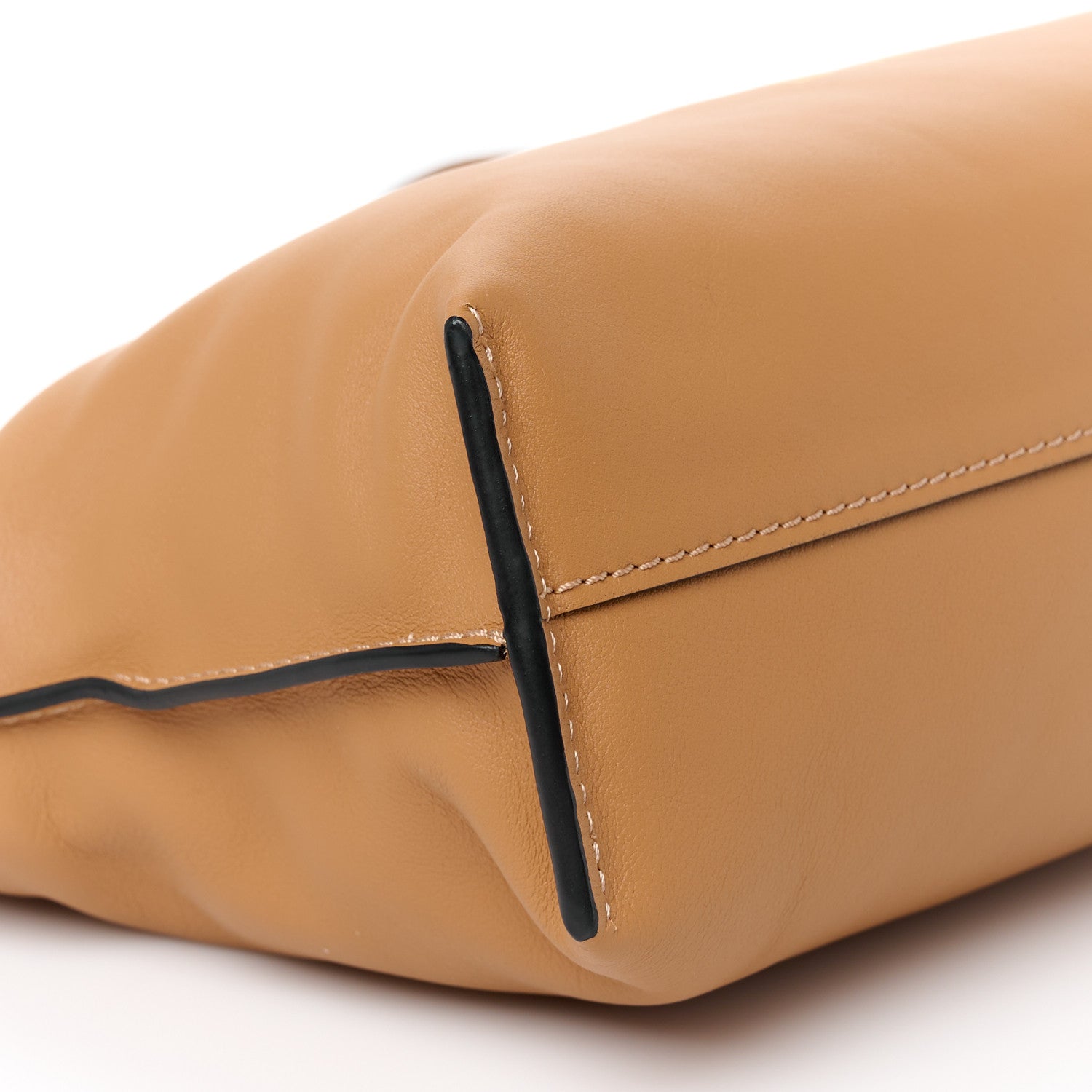 Loewe Calfskin Mini Flamenco Knot Clutch Warm Desert 9 of 10