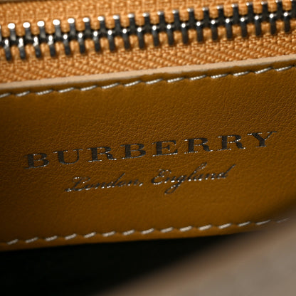 Burberry Trench Calfskin Small DK88 Top Handle Bag Limestome Ochre Yellow 6 of 10