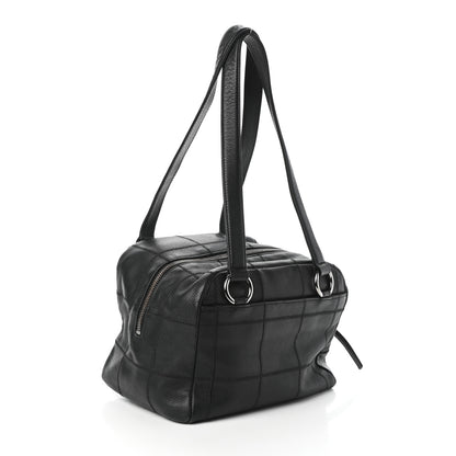 Chanel Caviar Square Stitched Bowler Black 3 of 9