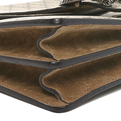 Gucci GG Supreme Monogram Medium Dionysus Shoulder Bag Taupe 9 of 10