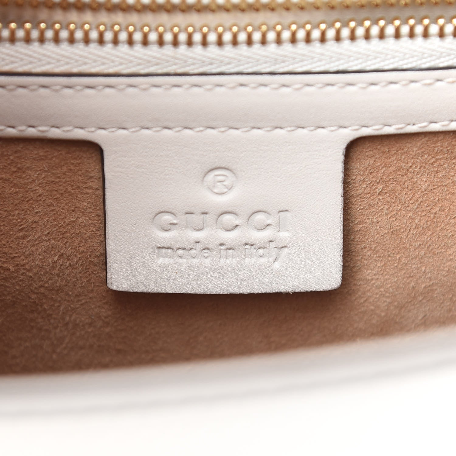 Gucci Calfskin Small Sylvie Shoulder Bag Off White 7 of 10