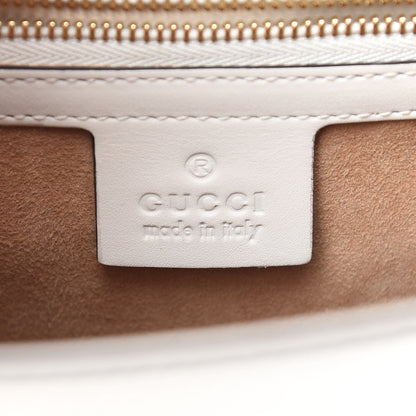 Gucci Calfskin Small Sylvie Shoulder Bag Off White 7 of 10