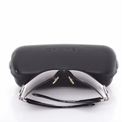 Chanel Frameless CC Logo Sunglasses 4125 Black 8 of 8