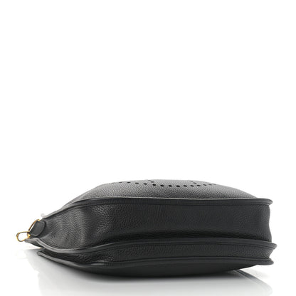 Hermes Taurillon Clemence Evelyne III PM Black 4 of 9