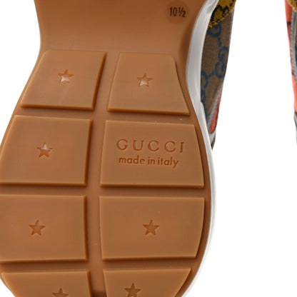 Gucci Monogram Multicolor Mens Rhyton Sneakers 10.5 Yellow Blue Great White Tabasco 7 of 8