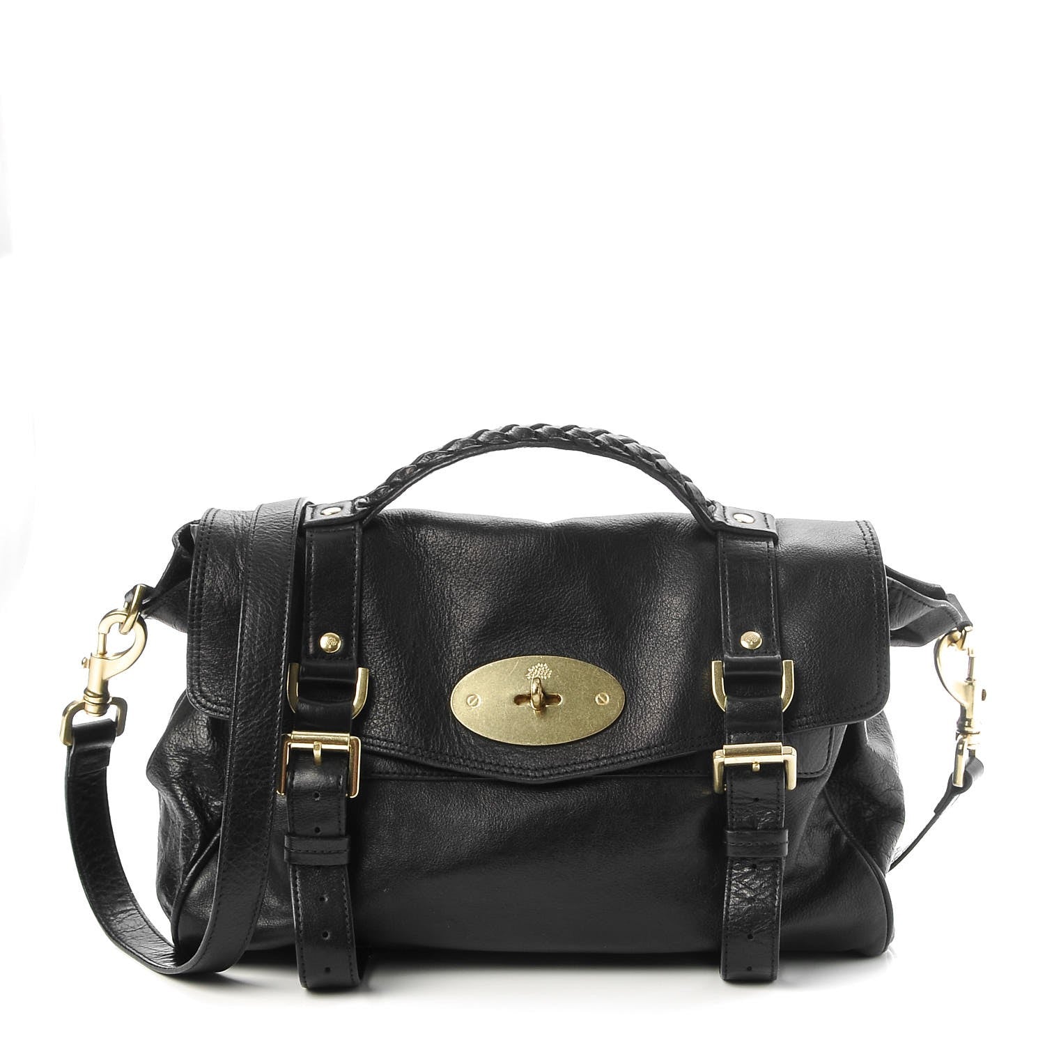 Mulberry Soft Buffalo Medium Alexa Black 1 of 10