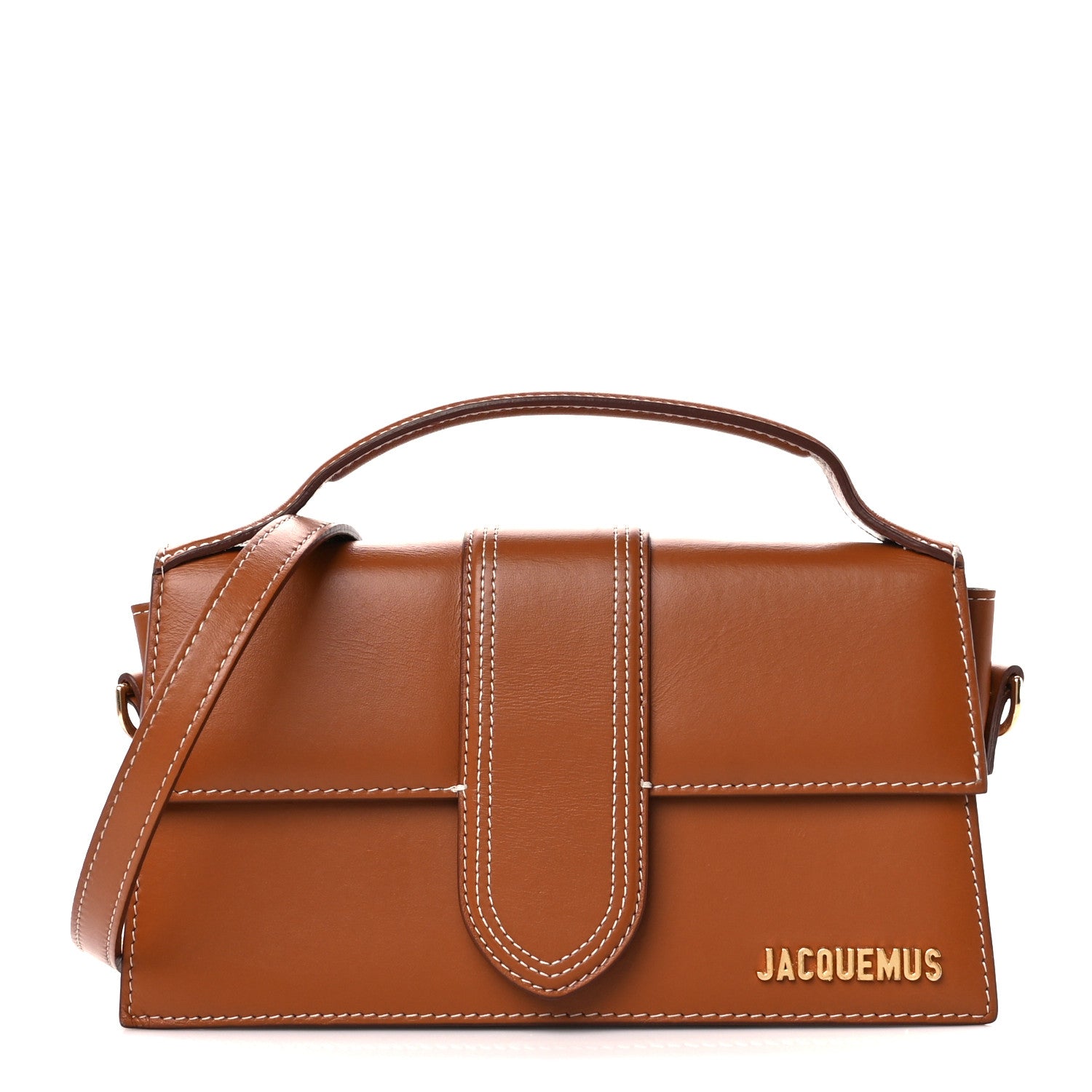 Jacquemus Smooth Calfskin Le Grand Bambino Light Brown 1 of 10