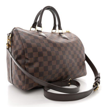 Louis Vuitton Damier Ebene Speedy Bandouliere 30 3 of 12