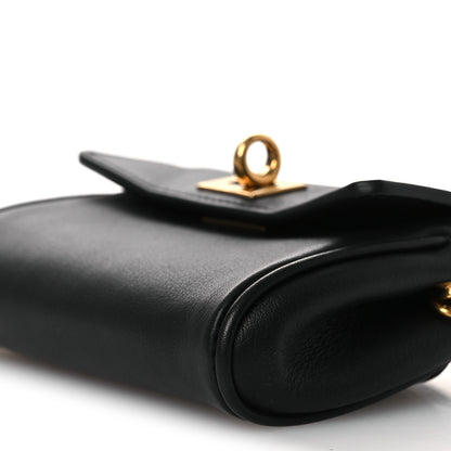 Balenciaga Smooth Calfskin Rodeo Micro Bag Charm Black 9 of 9