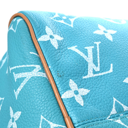 Louis Vuitton Calfskin Monogram Speedy P9 Bandouliere 40 Turquoise 16 of 16