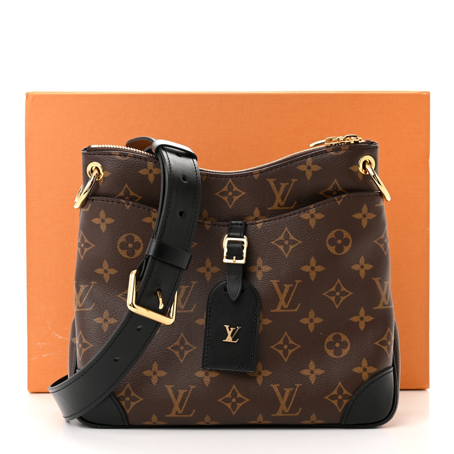 Louis Vuitton Monogram Odeon PM Black 10 of 10