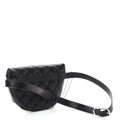 Chanel Lambskin Quilted Waist Belt Bag Black 3 of 10
